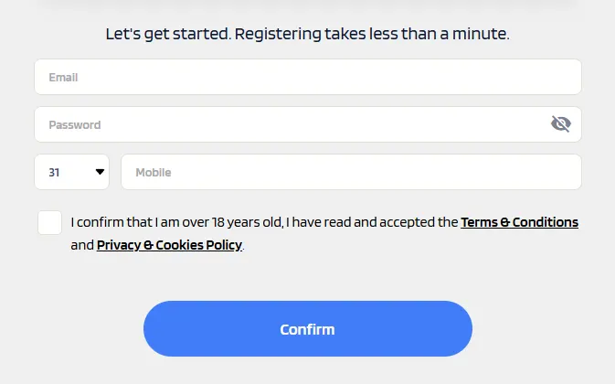 Registreer je bij JaaBet Casino
